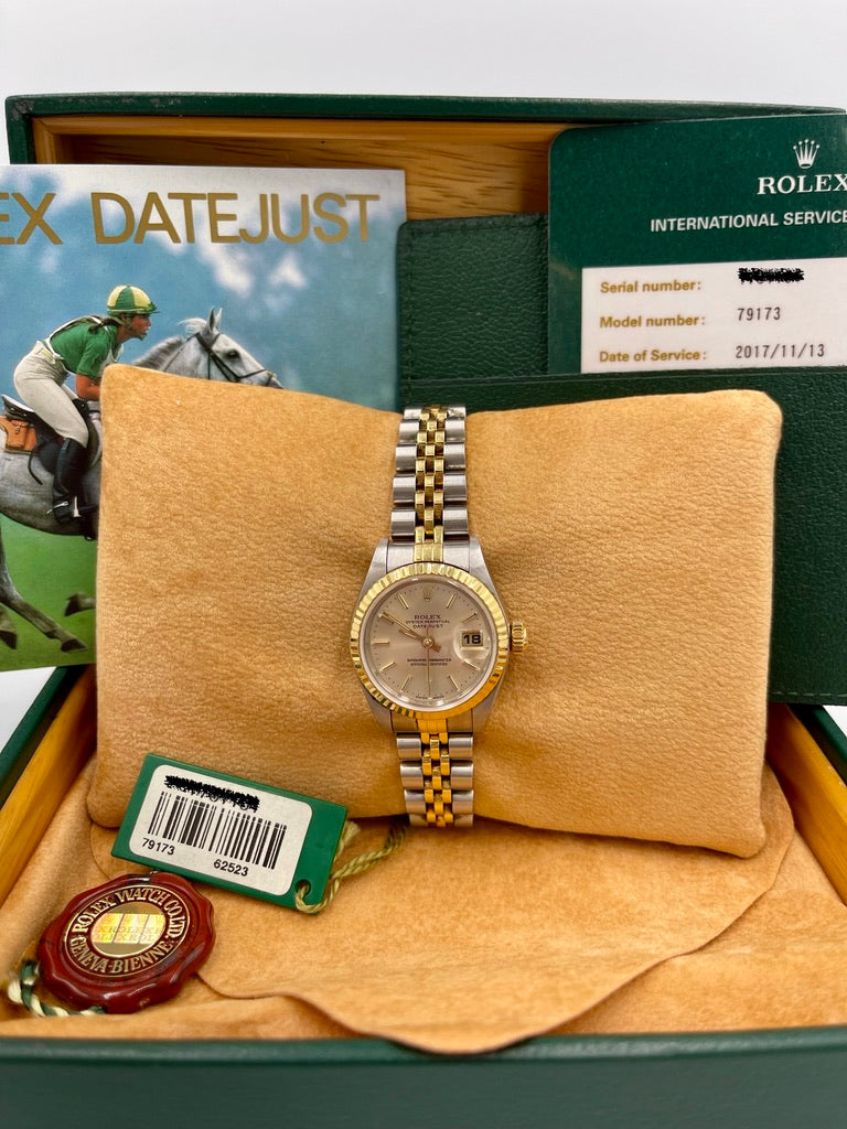Pre-Owned Rolex Lady-Datejust 26 Silver Index Dial – Ref. 79173 (Y Serial)