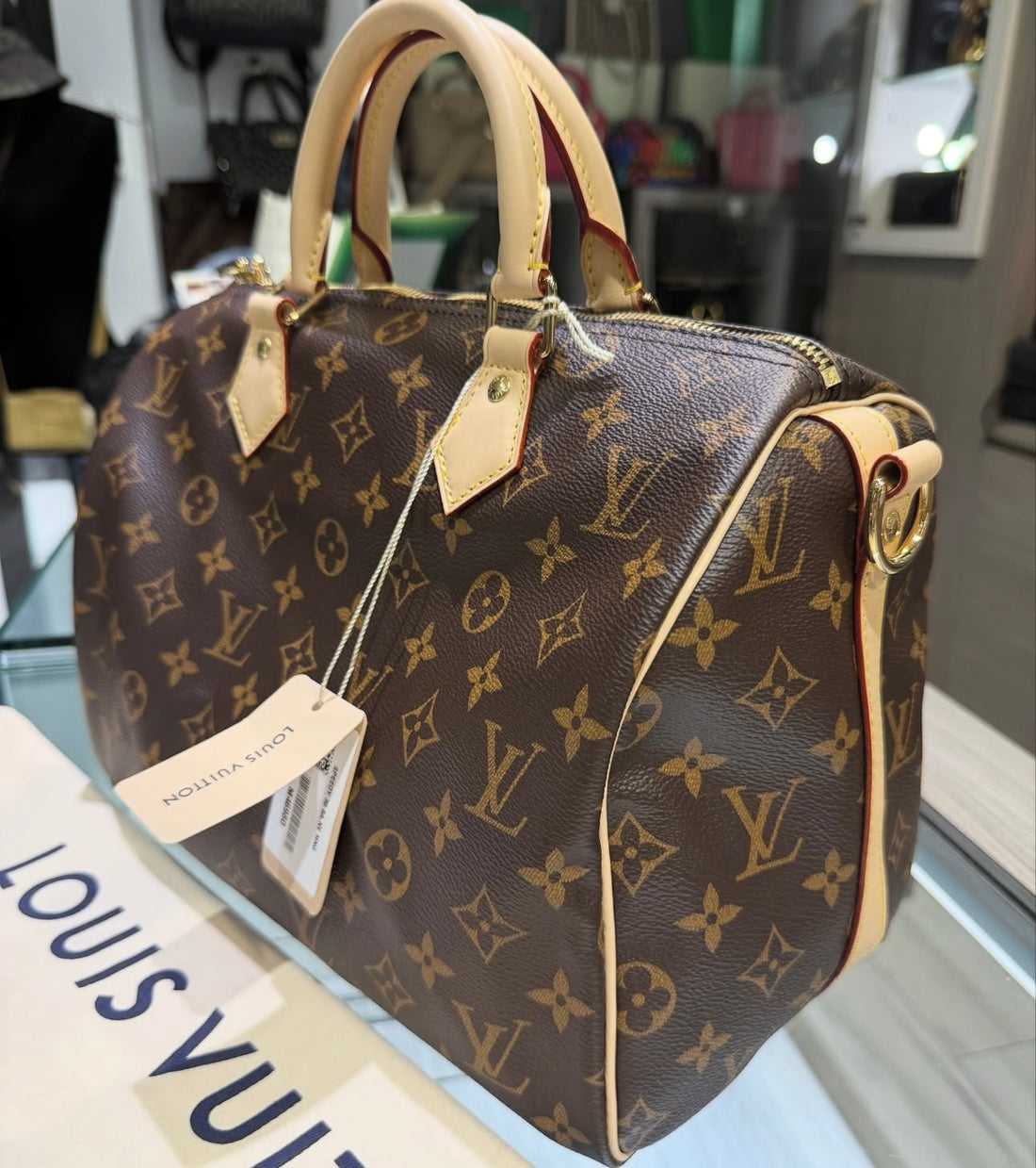 Pre-owned like new Louis Vuitton Speedy Bandoulière 30 Monogram (2025) Retail $1,980