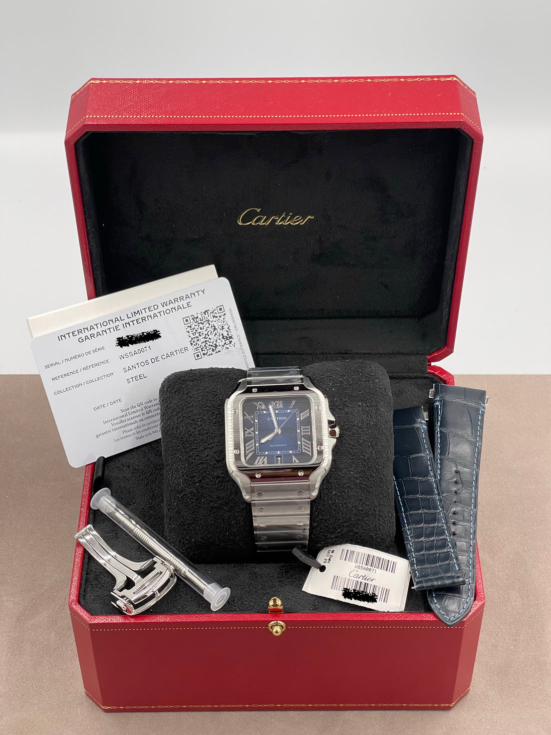 Unworn Cartier Santos de Cartier Watch (Large Model) 2025