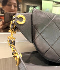 Pre-owned Chanel Quilted Waist Belt / Sling Bag 2024 Microchip