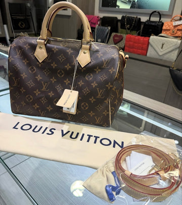 Pre-owned like new Louis Vuitton Speedy Bandoulière 30 Monogram (2025) Retail $1,980