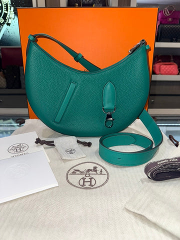Unworn Hermes Sac P'tit Arcon Togo Leather Shoulder Bag (2024)