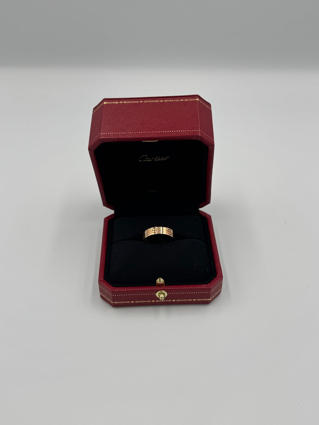 Pre-owned Cartier Love Ring Rose Gold size 54 (6 3/4)