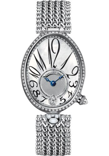 Breguet Reine de Naples 8918 - White Gold Case - Mother-Of-Pearl Dial - White Gold Chain Bracelet - 8918BB/58/J20/D000