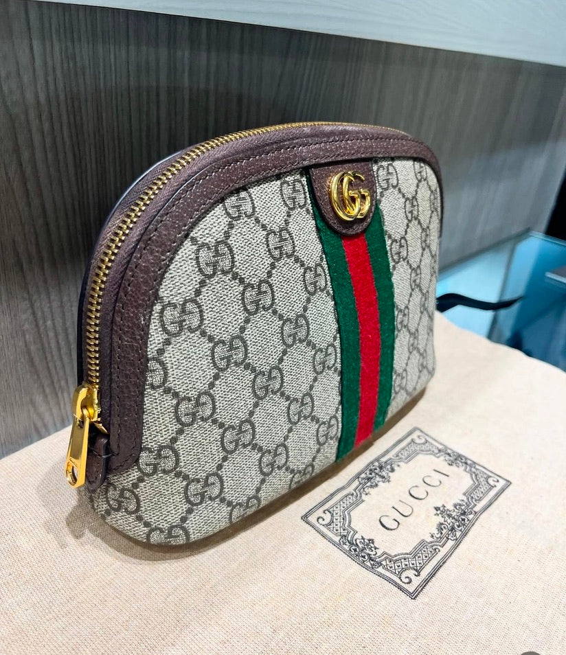 Pre- owned Gucci Ophidia Large Cosmetic case