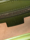 Pre-owned Gucci GG Marmont Matelasse Shoulder Bag in Army Green