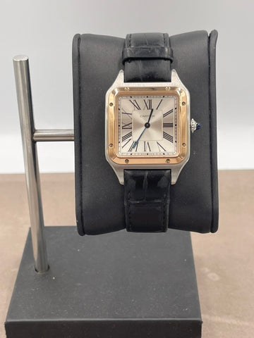 Pre-owned Cartier Santos-Dumont Small Model Two-Tone Quartz Watch Ref. W2SA0038