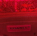 Pre-owned Chanel Shearling & Tweed Classic Square Mini Flap Bag in Fuchsia/Hot Pink (2020)
