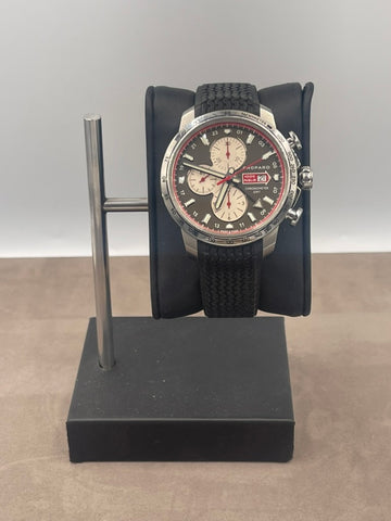 Pre-owned Chopard Mille Miglia GMT Chronograph 44mm Automatic Steel Grey Dial Ref. 168555 LE #1819/2013