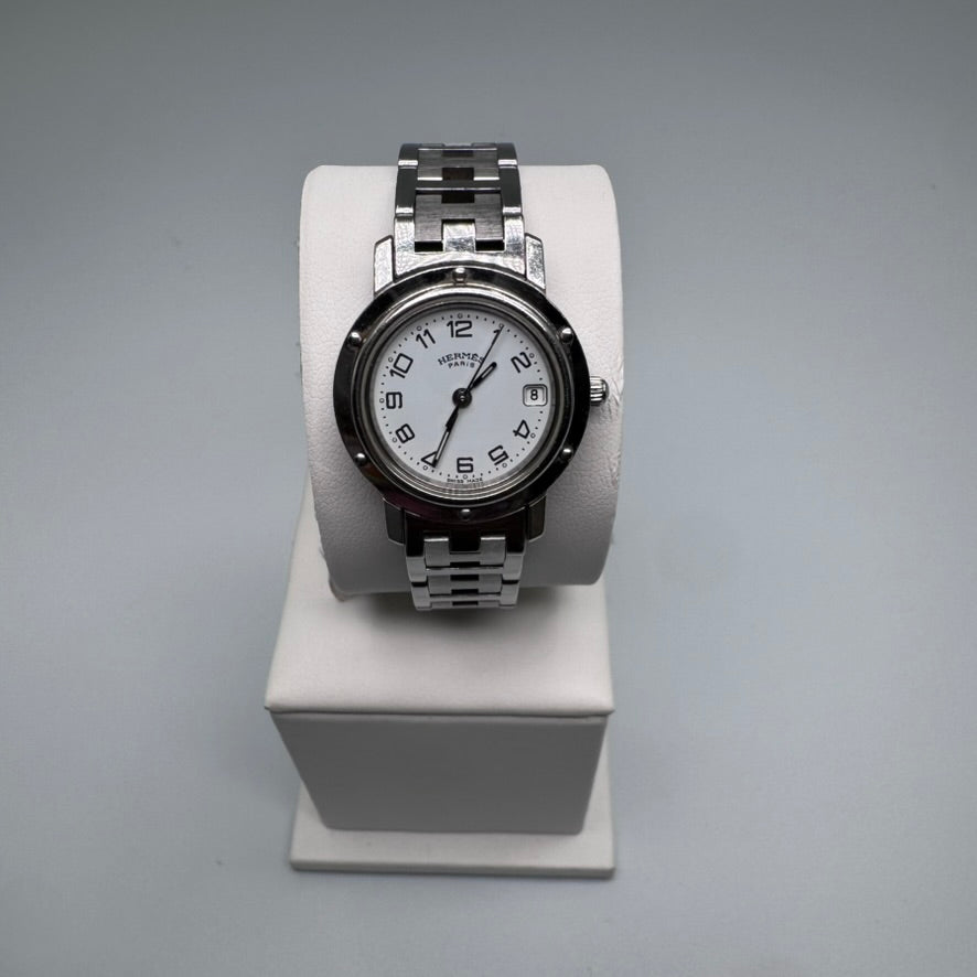Hermes Ladies Clipper CLl4.210 Stainless Steel Quartz Wrist Watch 24mm (watch only)