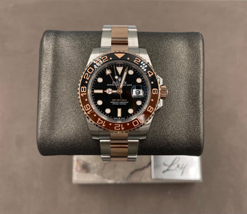 Unworn Rolex Men's GMT-Master II "Root Beer" 40mm ref.126711CHNR Black Dial Ceramic Bezel on Oyster w/Box & Card (2025)