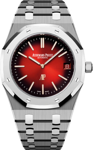 Audemars Piguet Royal Oak 39mm Jumbo Extra-Thin Titanium/Metallic Glass Burgundy Dial 16202XT.OO.1240XT.01