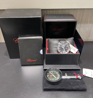 Pre-Owned Chopard Mille Miglia Gran Turismo XL Black Dial Steel on Rubber