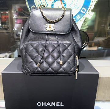 Unworn Chanel Caviar Quilted Business Affinity Backpack 2025