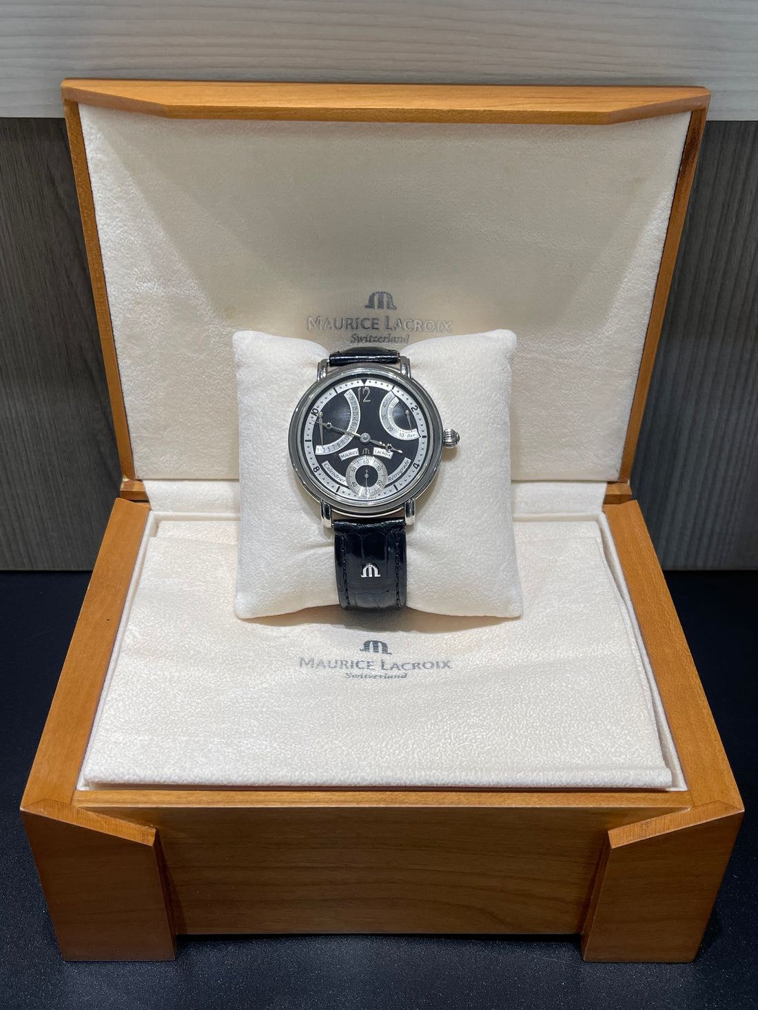 Pre-Owned Maurice Lacroix Masterpiece Calendrier Rétrograde 43mm ref.MP6338-SS001-3900