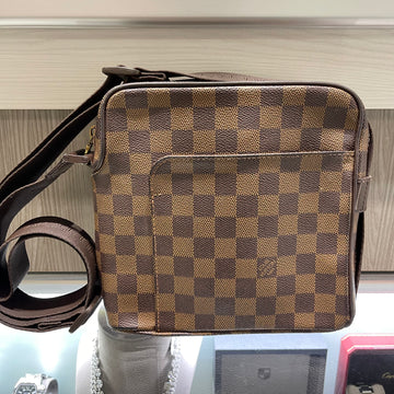 Pre-Owned Louis Vuitton Olav PM Messenger Damier Ebene (2008)