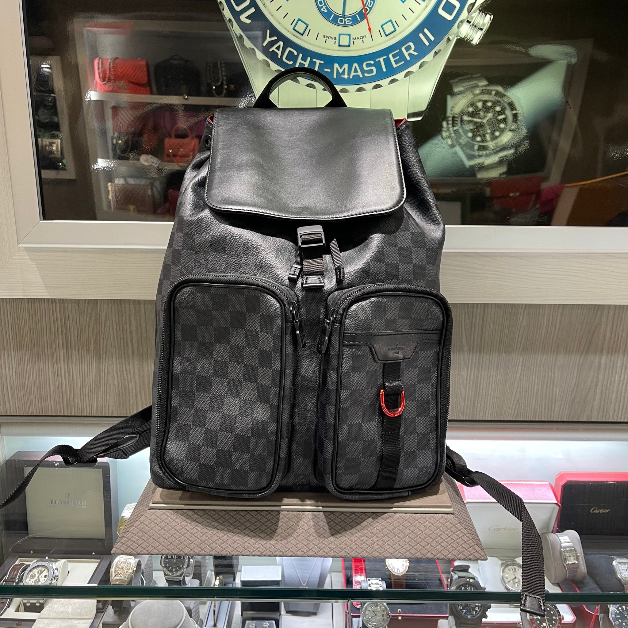 Louis Vuitton Utility Backpack Damier Graphite N40279 Duster, COA DR0201 (2021)