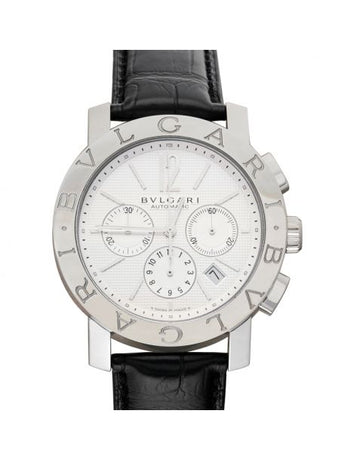 Bvlgari Automatic White Dial Stainless Steel Men's Watch