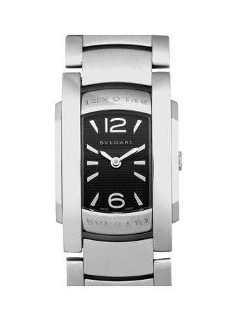 Bvlgari Quartz Black Dial Ladies Watch