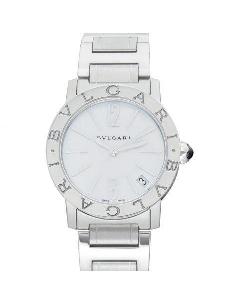 Bvlgari Automatic Mother of pearl Dial Stainless Steel Ladies Watch