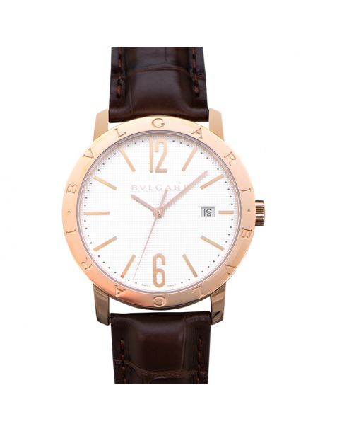 Bvlgari Automatic White Dial Men's Watch