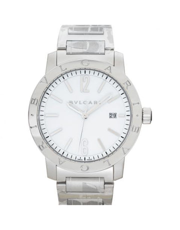 Bvlgari Automatic White Dial Stainless Steel Men's Watch