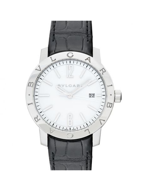 Bvlgari Automatic White Dial Stainless Steel Men's Watch