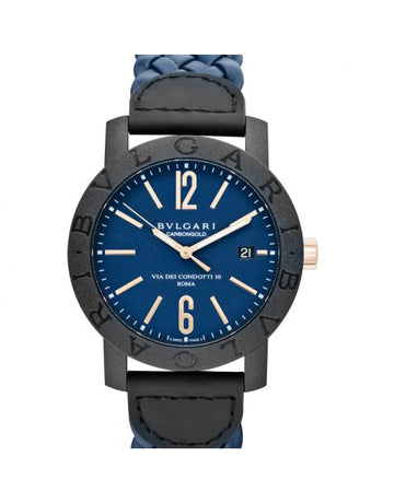 Bvlgari Blue Dial Automatic Men's Watch