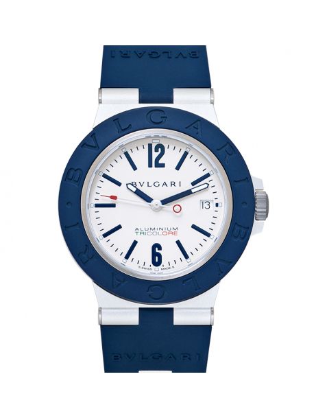 Bvlgari Aluminium Tricolore Warm Grey Dial Unisex Watch