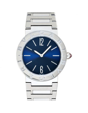 Bvlgari Quartz Blue Dial Ladies Watch