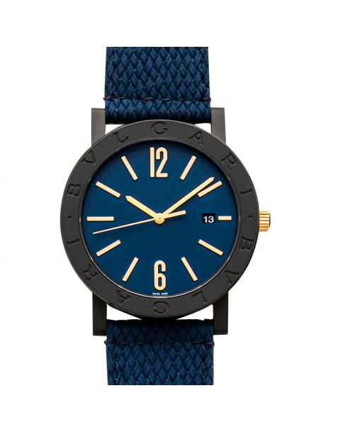 Bvlgari Automatic Blue Dial Men's Watch