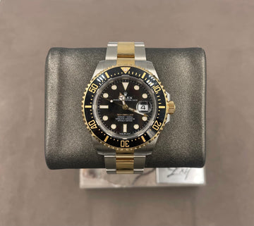 Unworn Rolex Men's Sea-Dweller 43mm ref.126603 Black Dial Ceramic Bezel on Oyster w/ Box & Card