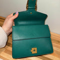 Pre-owned Gucci Mini Dionysus Shoulder Bag in Emerald Green Calfskin (Model 421970)