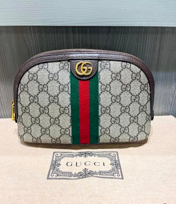 Pre- owned Gucci Ophidia Large Cosmetic case