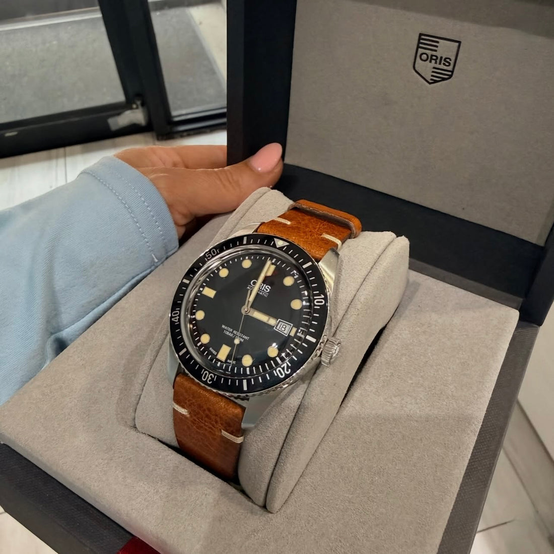 Pre-owned Oris Divers Sixty-Five Automatic Ref. 01 733 7720 4054-07 5 21 45