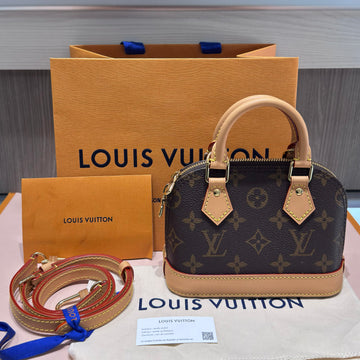 Unworn Louis Vuitton Nano Alma Monogram Canvas Crossbody Bag