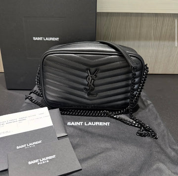 Pre-owned YSL Saint Laurent Mini Lou Black Crossbody Bag (2023)