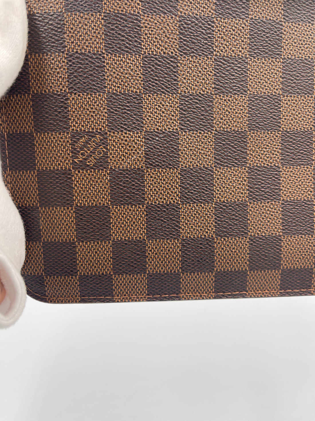 Pre-owned Louis Vuitton Monogram Wristlet Damier Ebene MM0290