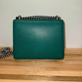 Pre-owned Gucci Mini Dionysus Shoulder Bag in Emerald Green Calfskin (Model 421970)