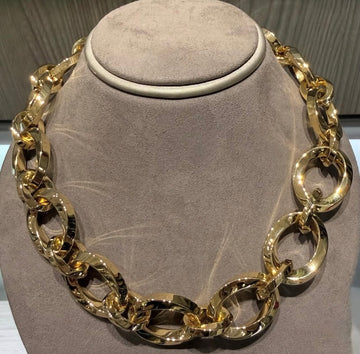 Tiffany & Co. Vintage 18k Yellow Gold Choker Necklace