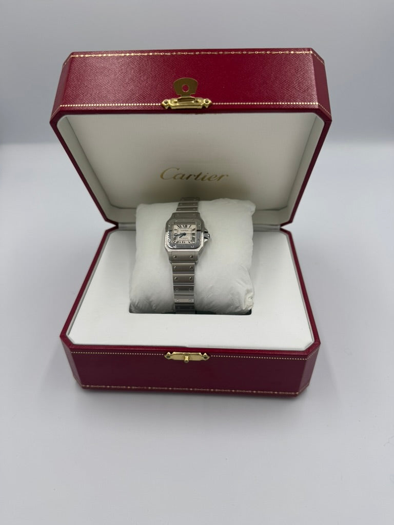 Pre-owned CARTIER Ladies Santos Galbee Automatic 24mm ref. 2423