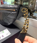 Pre-owned Chanel Quilted Waist Belt / Sling Bag 2024 Microchip