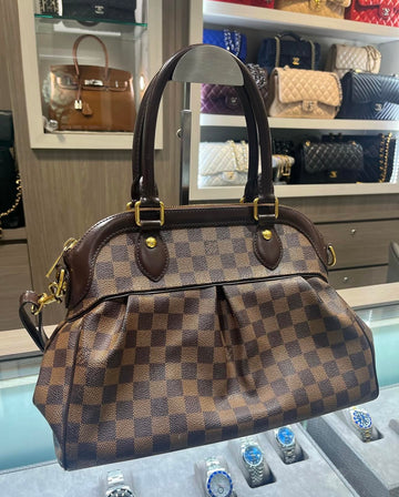 Pre-owned Louis Vuitton Trevi Damier Ebene