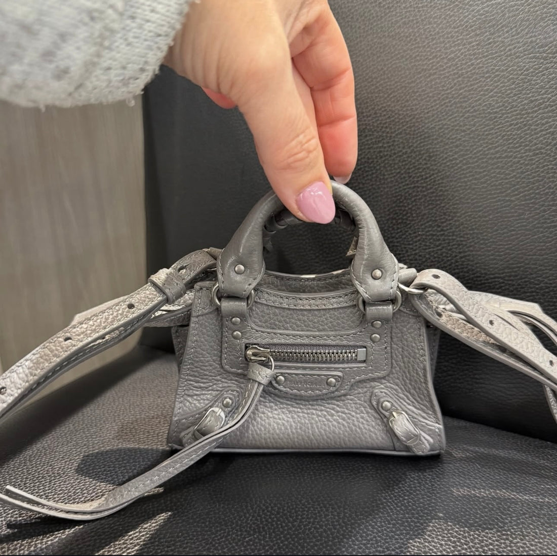 Pre-owned Balenciaga Neo Classic Micro Crossbody Bag