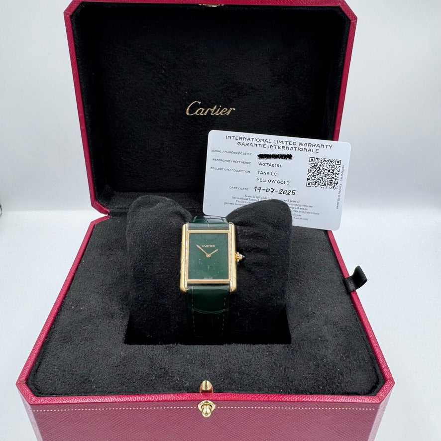 Unworn Cartier Tank Louis Cartier watch ref.WGTA0191 (2025)
