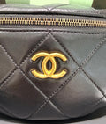 Pre-owned Chanel Quilted Waist Belt / Sling Bag 2024 Microchip
