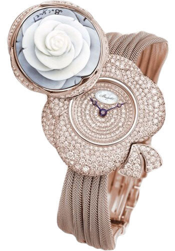 Breguet Secret de la Reine GJ24BB8548DDCJ99 - Rose Gold Case - Diamond Paved Dial - Bracelet - GJ24BR8548/DDCJ99