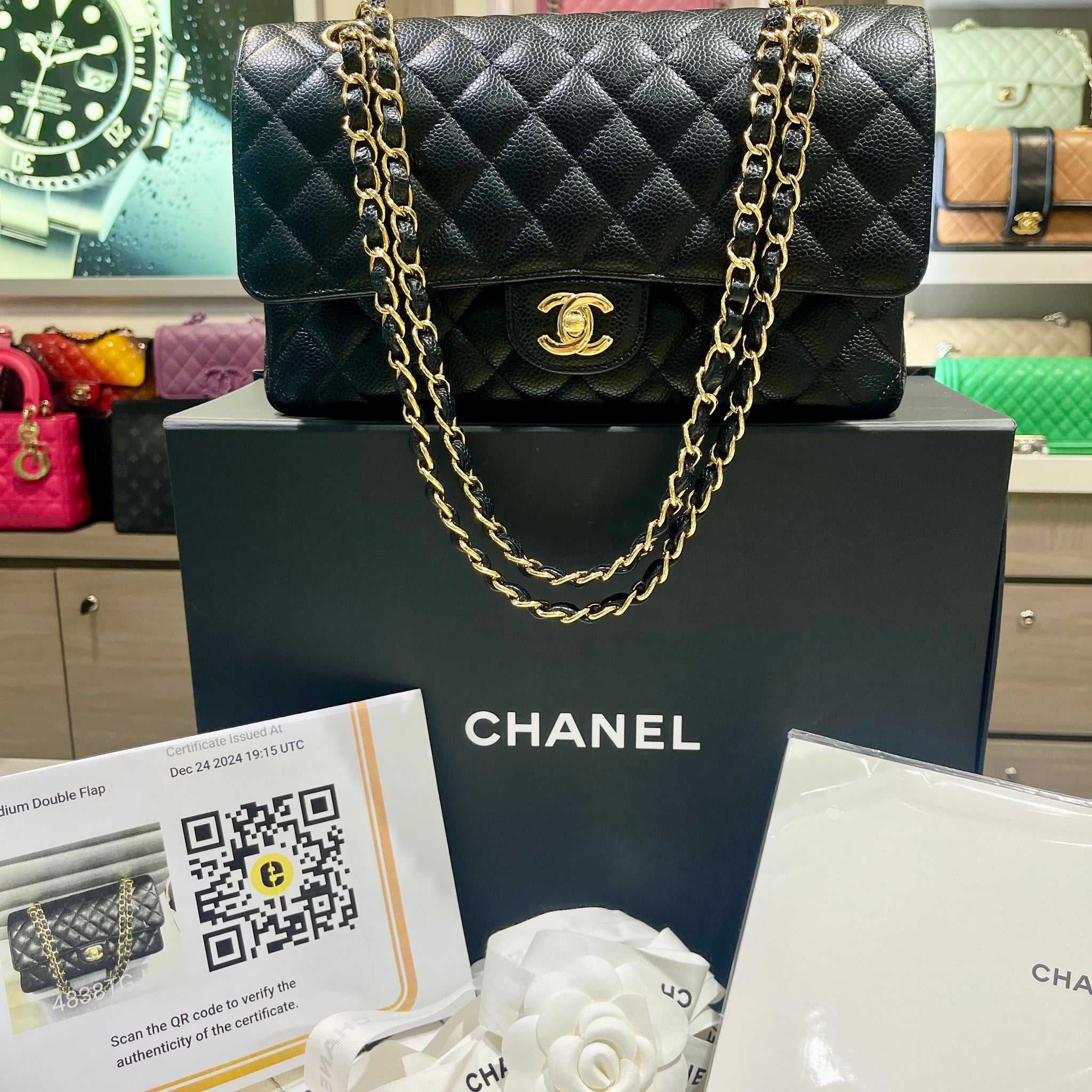 Pre-owned Chanel Medium Classic Double Flap Bag