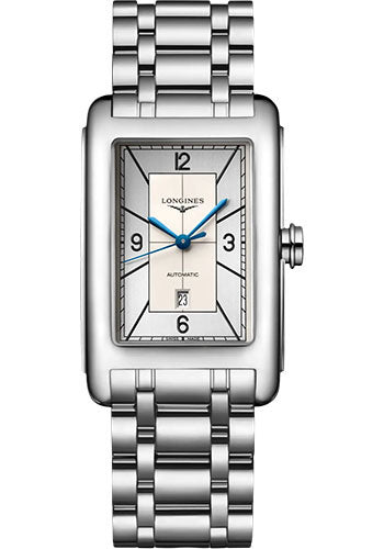 Longines DolceVita Automatic Watch - 27.70 X 43.8 mm Steel Case - Silver Arabic Dial - Bracelet - L5.757.4.73.6