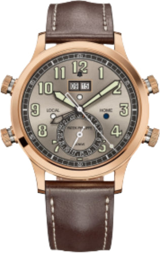 Patek Philippe Grand Complications Alarm Travel Time Rose Gold Gray Dial | 5520RG-001